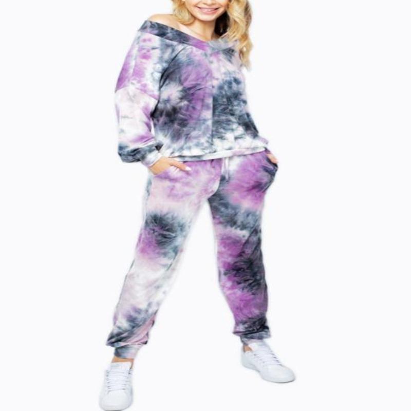 Lavender tie dye online sweatshirt