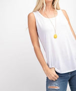 Darsa Blanche Tank Top - DeVanitè Boutique