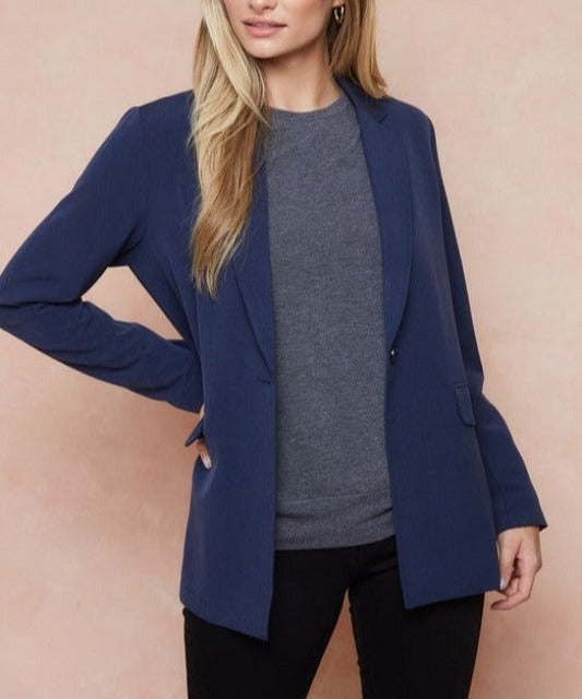 The Boss Indigo Lightweight Blazer - DeVanitè Boutique