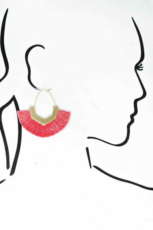 Blaire Tassel Drop Earrings - DeVanitè Boutique