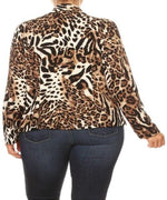 Classy Animal Print Blazer - DeVanitè Boutique