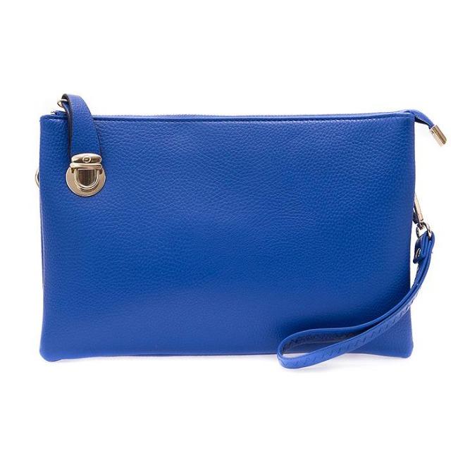 Clutch/ Crossbody Purse - Classic Blue - DeVanitè Boutique