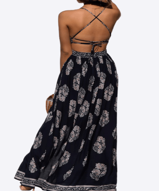 Tribal Maxi Dress - DeVanitè Boutique