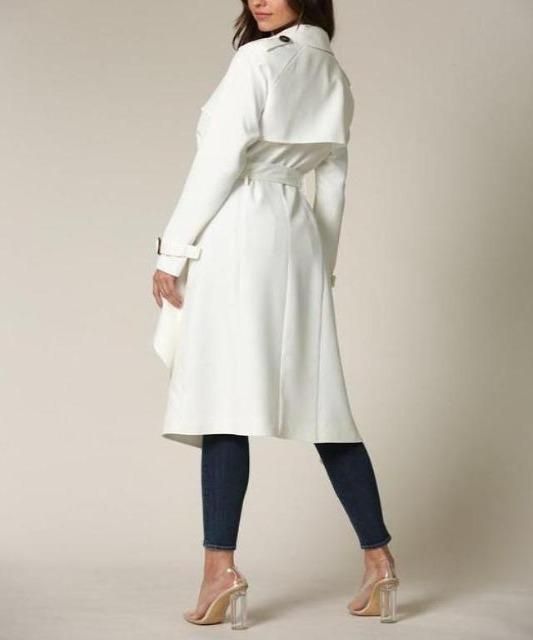 Giselle Crop Trench Coat - DeVanitè Boutique