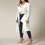 Giselle Crop Trench Coat - DeVanitè Boutique