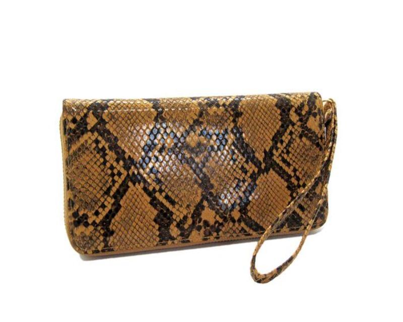 GoGetter Snake Embossed Wallet - DeVanitè Boutique