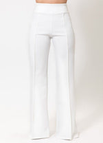 Le Beau Solid Wide Leg Pants - DeVanitè Boutique