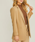 Pretty in Neutral Boyfriend Blazer - DeVanitè Boutique