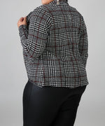 Plaid Houndstooth Jacket - DeVanitè Boutique