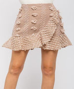 Pom-Pom Lace Mini Skirt - DeVanitè Boutique