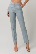 Pretty in Blue Straight Leg Ankle Pants - DeVanitè Boutique