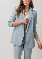 Pretty in Blue Stone Blazer detailed view