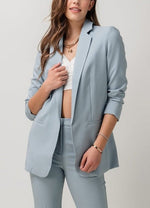 Pretty in Blue Stone Blazer front view