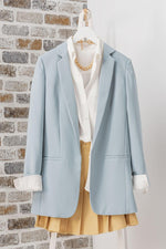 Pretty in Blue Stone Blazer - DeVanitè Boutique