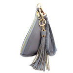 Pyramid Wristlet w/ Tassel - Denim Blue - DeVanitè Boutique