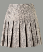 Snake Print Pleated Skirt - DeVanitè Boutique