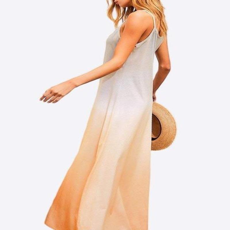 Summer Breeze Tie-Dye Maxi Dress - DeVanitè Boutique