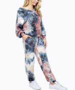 Urban Vibe Tie-Dye Rusty Grey Jogger Pant - DeVanitè Boutique