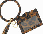 Wristlet Keychain & Wallet - Leopard - DeVanitè Boutique