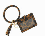 Wristlet Keychain & Wallet - Leopard - DeVanitè Boutique