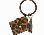 Wristlet Keychain & Wallet - Leopard - DeVanitè Boutique