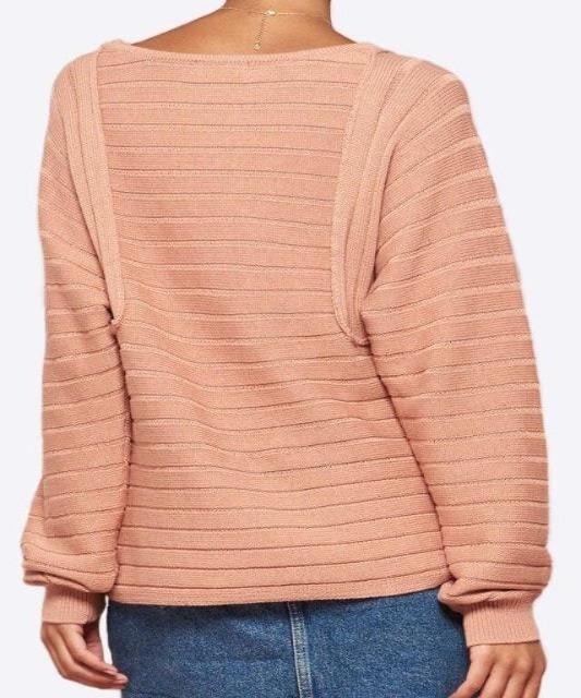 Zoe Oversize Knit Top - DeVanitè Boutique